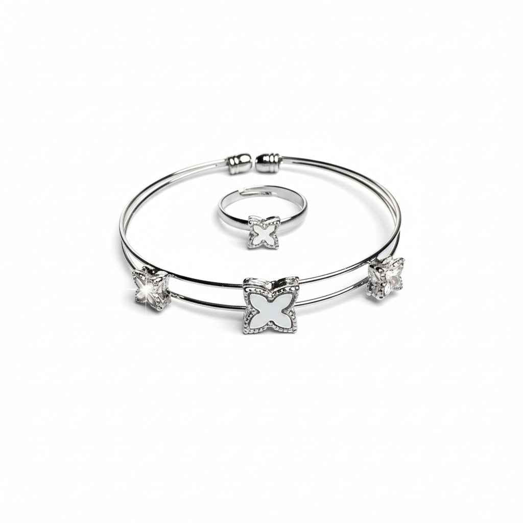 سوارة و خاتم للأطفال لعمر ٤-١٤ سنة